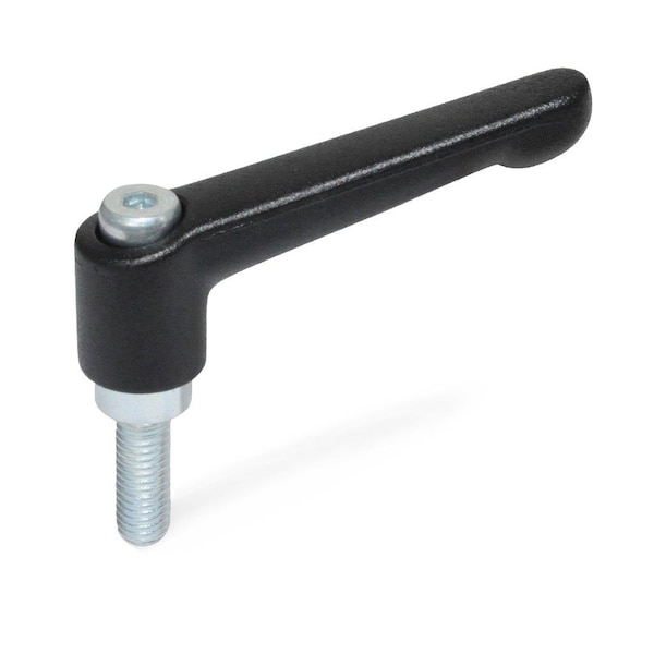 JW Winco WN300.2-108-5/8X11-40-SW Adjustable Lever, Zinc Die-Cast